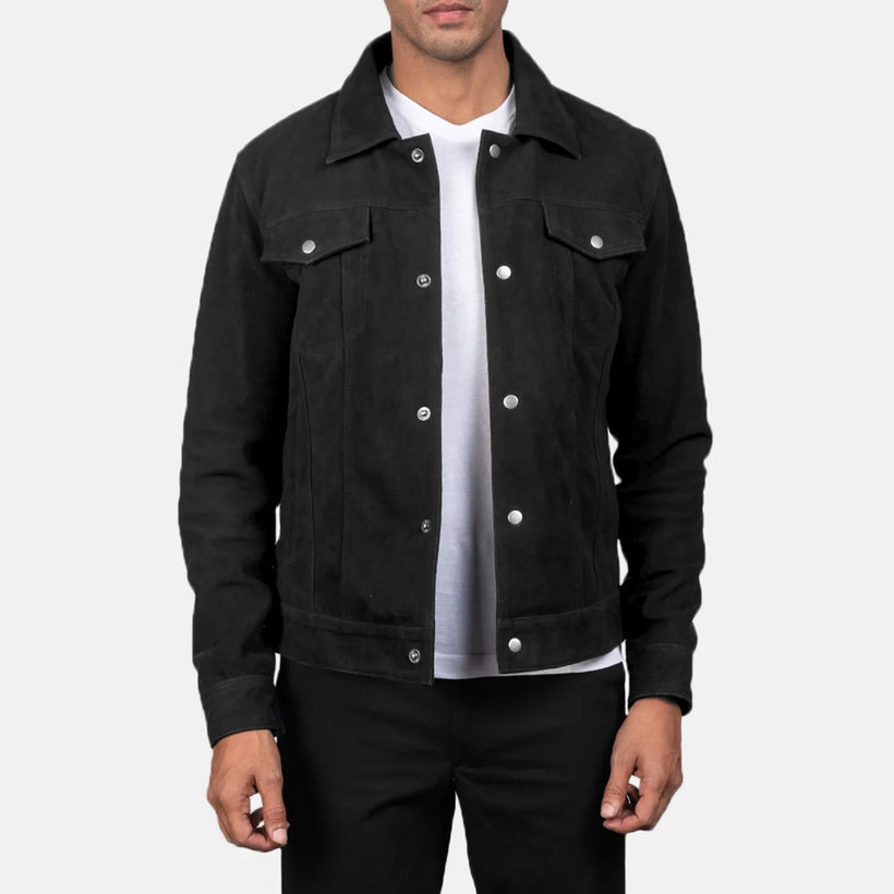Stallon Veste en Cuir pour Homme