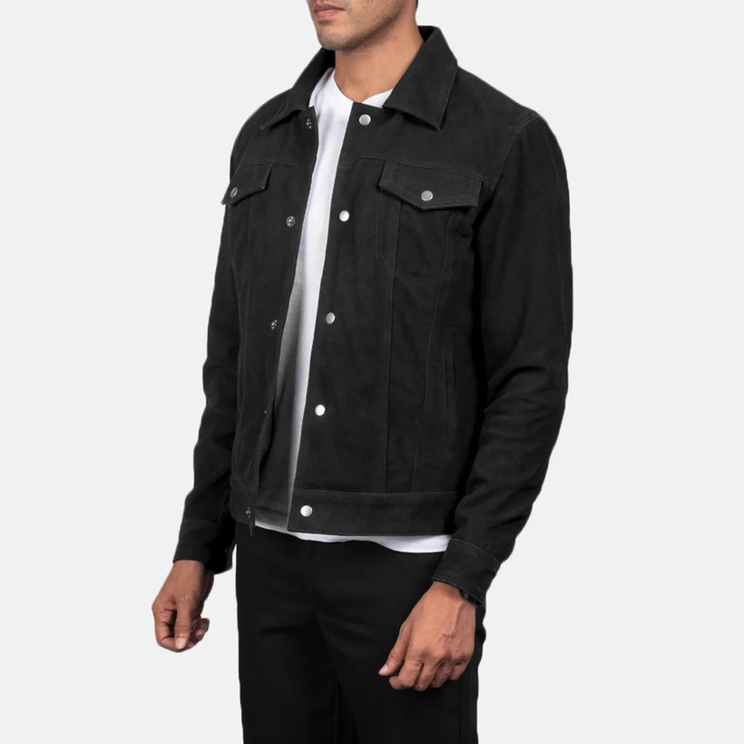 Stallon Veste en Cuir pour Homme