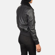 Stella G-1 Blouson Bomber en Cuir pour Femme – Vue produit alternative 5