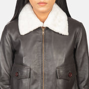 Stella G-1 Blouson Bomber en Cuir pour Femme – Vue produit alternative 6
