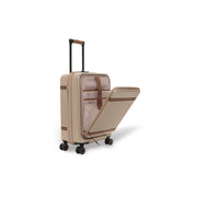 
Hand Luggage Suitcase Front Pocket Zuna - Vue de profil mettant en valeur la coupe de manche ergonomique