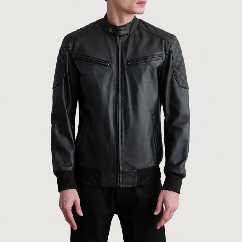 Sven Blouson Bomber en Cuir pour Homme