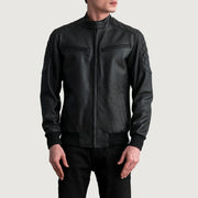 
Sven Blouson Bombardier en Cuir pour Homme – alternate product view 3