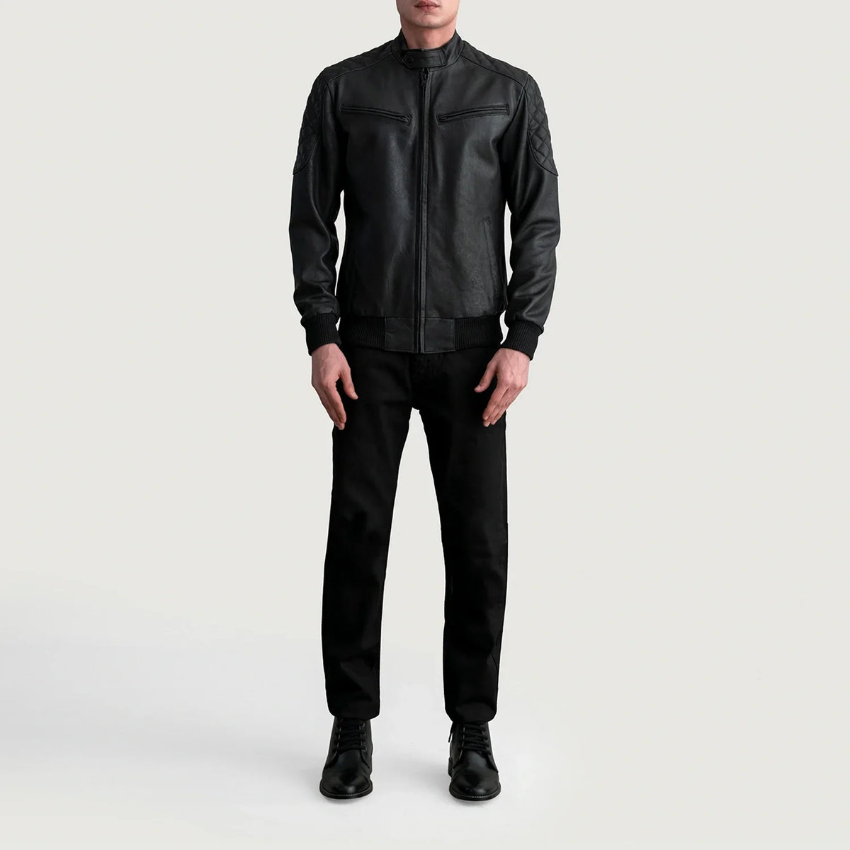 
Sven Blouson Bombardier en Cuir pour Homme – alternate product view 4