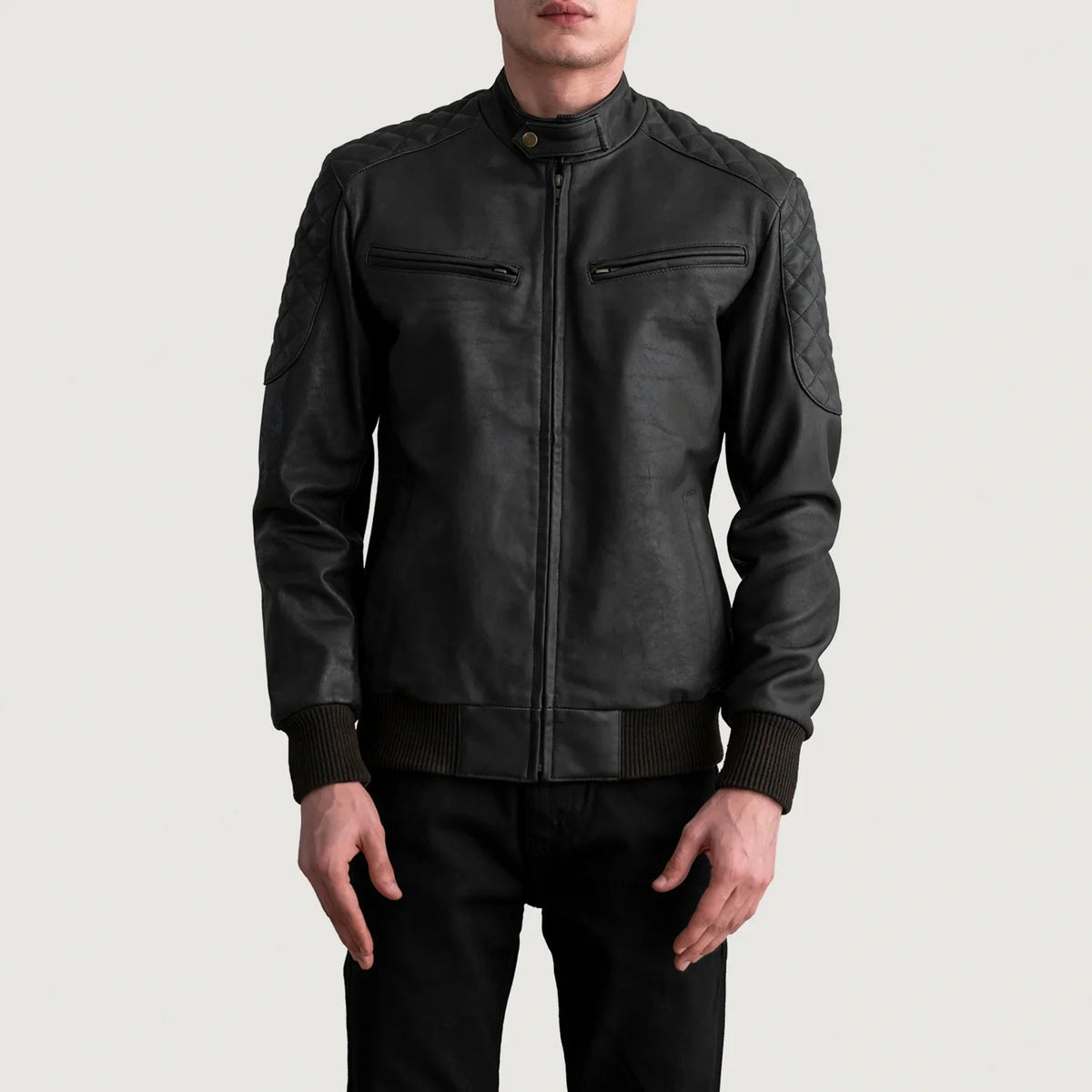 
Sven Blouson Bombardier en Cuir pour Homme – alternate product view 3