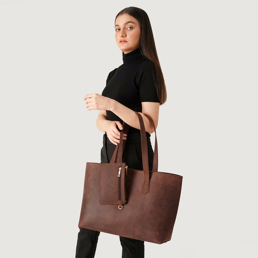 The Bianca Sac cabas en cuir