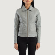
Vixen Classic Collar Veste en Cuir pour Femme – alternate product view 4