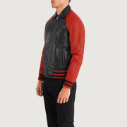 Walton Varsity Veste en Cuir pour Homme – Vue produit alternative 2