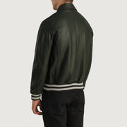 Walton Varsity Veste en Cuir pour Homme – Vue produit alternative 5