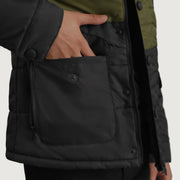 
Vue intérieure Showing Quilted Viscose Lining & Deux poches intérieures fonctionnelles