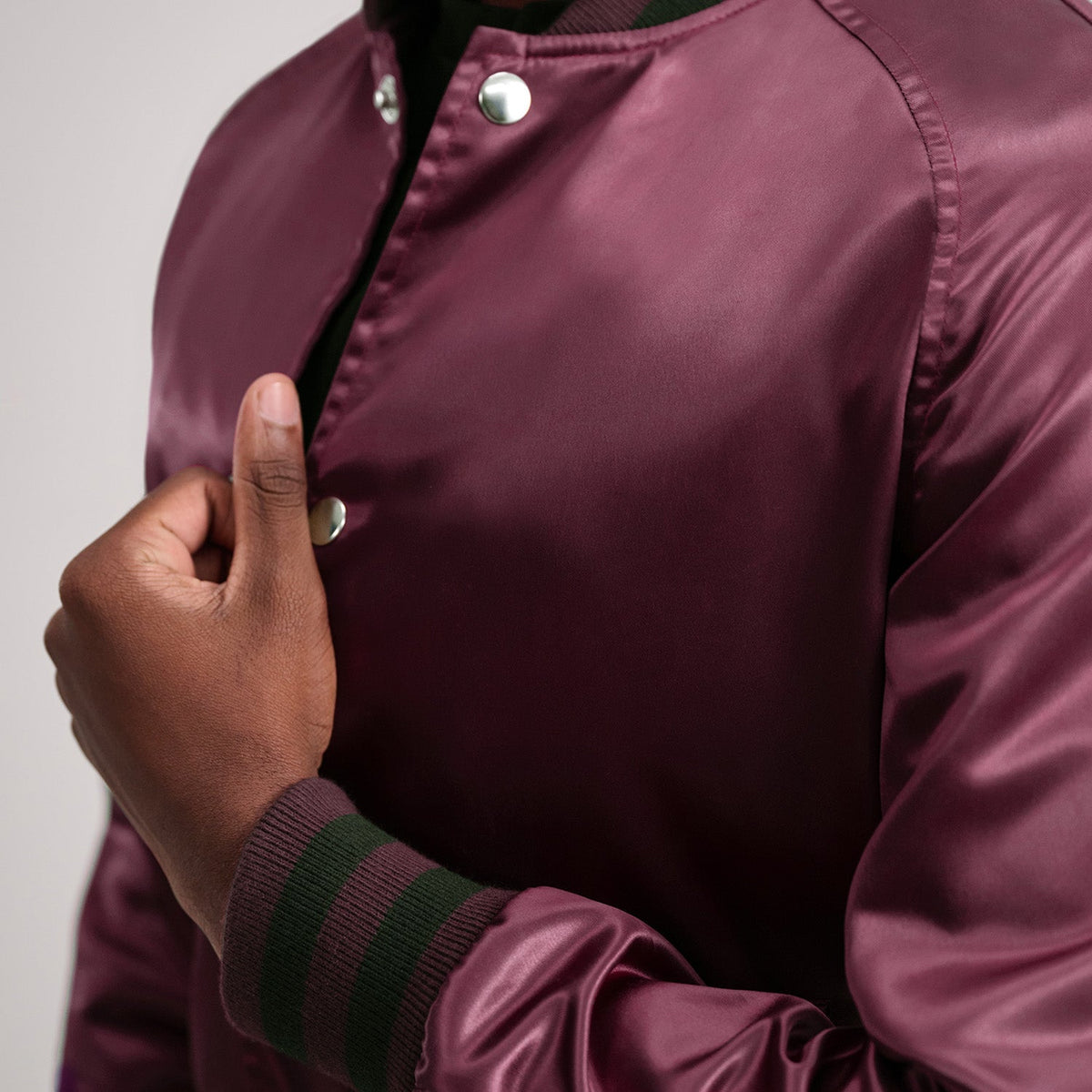 
Vue intérieure Showing Quilted Polyester Lining & Deux poches intérieures fonctionnelles