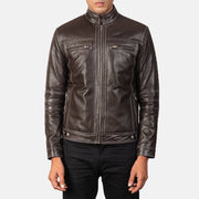 Youngster Veste Motard en Cuir pour Homme – Vue produit alternative 4